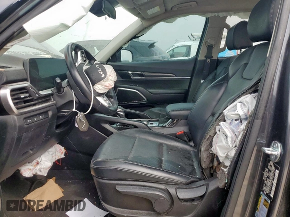 2024 Kia Telluride LX with VIN 5XYP24GC2RG422360, listed as a Copart auction lot 56885035 with Not provided miles and Salvage title. Bid and sale history available at DreamBid. Image 7.