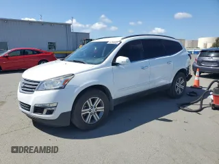 2016 Chevrolet Traverse LT z VIN 1GNKRHKD0GJ290409, wystawiony jako Copart lot #54769335 z przebiegiem 104 115 mil mil oraz Szkoda całkowita • Salvage title. Historia ofert i sprzedaży dostępna na DreamBid. Obrazek 1.