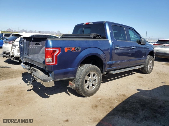 2016 Ford F-150 XLT with VIN 1FTEW1EG2GKF12549, listed as a Copart auction lot 51499655 with 57,878 mi miles and Salvage Title. Bid and sale history available at carsss.com. Image 3.