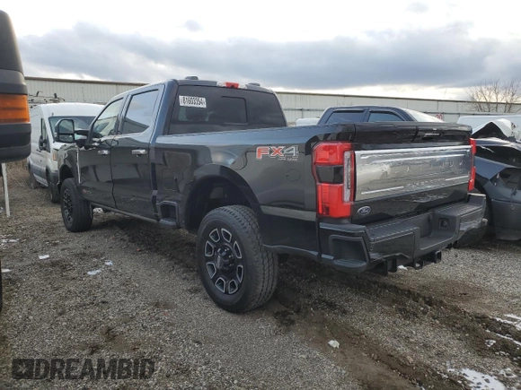 2024 Ford F-350 XL with VIN 1FT8W3BM0RED19434, listed as a Copart auction lot 81603354 with 2,601 mi miles and Salvage Title. Bid and sale history available at DreamBid. Image 2.