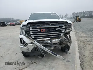 2022 GMC Sierra 1500 SLT with VIN 3GTU9DED8NG157157, listed as a Copart auction lot 48980055 with 94,065 mi miles and Salvage Title. Bid and sale history available at DreamBid. Image 5.