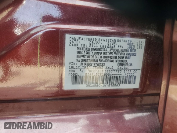 2022 Nissan Sentra SV with VIN 3N1AB8CV1NY292083, listed as a Copart auction lot 51494285 with 49,157 mi miles and Non Repairable. Bid and sale history available at carsss.com. Image 12.
