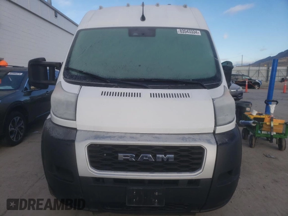 2022 Ram ProMaster Cargo with VIN 3C6MRVHG3NE124498, listed as a Copart auction lot 83543334 with 26,272 mi miles and Salvage Title. Bid and sale history available at DreamBid. Image 5.