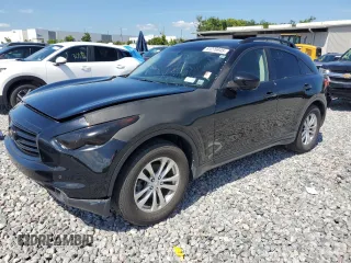 2016 Infiniti QX70 with VIN JN8CS1MWXGM400456, listed as a Copart auction lot 61276945 with 87,040 mi miles and Clean title. Bid and sale history available at DreamBid. Image 1.