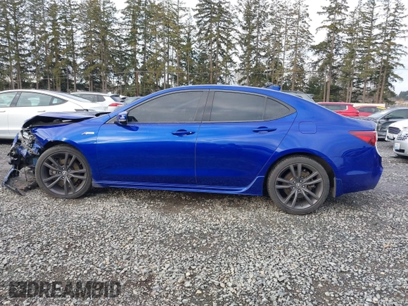 2018 Acura TLX w/A-SPEC Pkg with VIN 19UUB3F66JA004821, listed as a IAAI auction lot 41502028 with 53,317 mi miles. Bid and sale history available at carsss.com. Image 14.