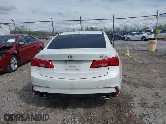 2018 Acura TLX w/Technology Pkg with VIN 19UUB2F58JA004966, listed as a IAAI auction lot 42035498 with 54,124 mi miles. Bid and sale history available at carsss.com. Image 15.