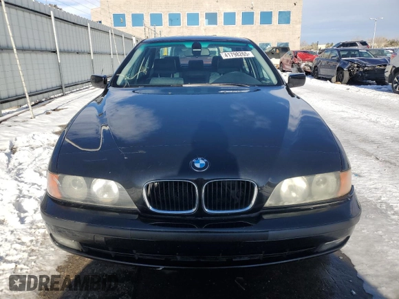 2000 BMW 5 Series 528iA with VIN WBADM6349YGV03856, listed as a Copart auction lot 41798265 with 253,628 mi miles and Salvage Title. Bid and sale history available at carsss.com. Image 5.