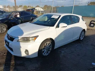2012 Lexus CT CT 200h with VIN JTHKD5BH4C2049710, listed as a IAAI auction lot 41605855 with 170,144 mi miles and . Bid and sale history available at carsss.com. Image 2.