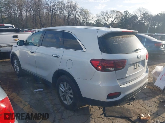 2019 Kia Sorento LX V6 with VIN 5XYPGDA54KG440649, listed as a IAAI auction lot 41843180 with 171,653 mi miles. Bid and sale history available at carsss.com. Image 3.