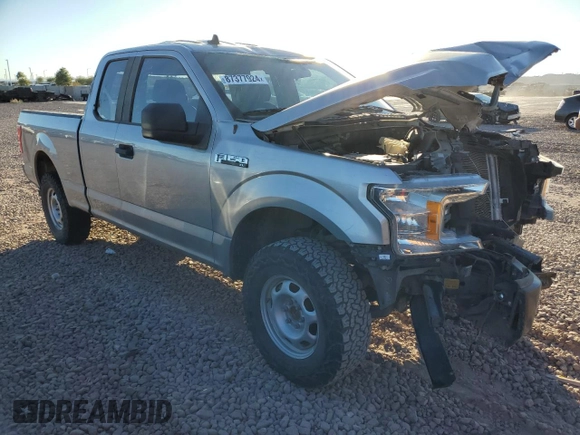 2020 Ford F-150 XL with VIN 1FTFX1E55LKD26384, listed as a Copart auction lot 87377924 with 33,639 mi miles and Salvage Title. Bid and sale history available at carsss.com. Image 4.