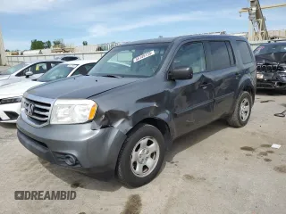 2012 Honda Pilot LX with VIN 5FNYF4H25CB075507, listed as a Copart auction lot 55145135 with 129,609 mi miles and Salvage title. Bid and sale history available at DreamBid. Image 1.
