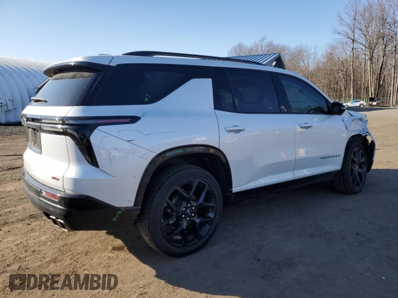 2024 Chevrolet Traverse AWD RS with VIN 1GNEVLKS4RJ187393, listed as a Copart auction lot 48766935 with 10,651 mi miles and Salvage Title. Bid and sale history available at carsss.com. Image 3.