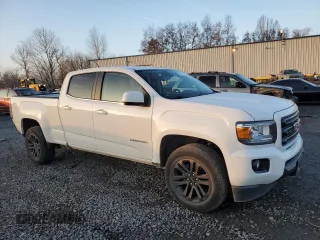 2019 GMC Canyon 4WD SLE with VIN 1GTG6CEN0K1293351, listed as a Copart auction lot 88470035 with 49,469 mi miles and Salvage Title. Bid and sale history available at carsss.com. Image 4.