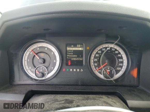 2014 Ram 1500 Tradesman with VIN 1C6RR7KG6ES479687, listed as a Copart auction lot 45758025 with 189,643 mi miles and Salvage title. Bid and sale history available at DreamBid. Image 9.