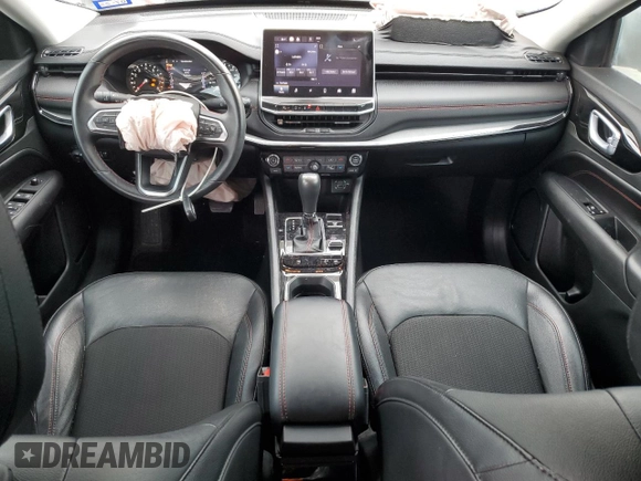 2022 Jeep Compass Trailhawk with VIN 3C4NJDDBXNT231276, listed as a Copart auction lot 55290785 with 20,814 mi miles and Salvage title. Bid and sale history available at DreamBid. Image 8.