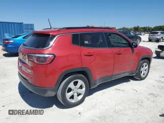 2019 Jeep Compass Altitude with VIN 3C4NJCBB7KT851771, listed as a Copart auction lot 48555855 with 77,820 mi miles and Salvage Title. Bid and sale history available at carsss.com. Image 3.