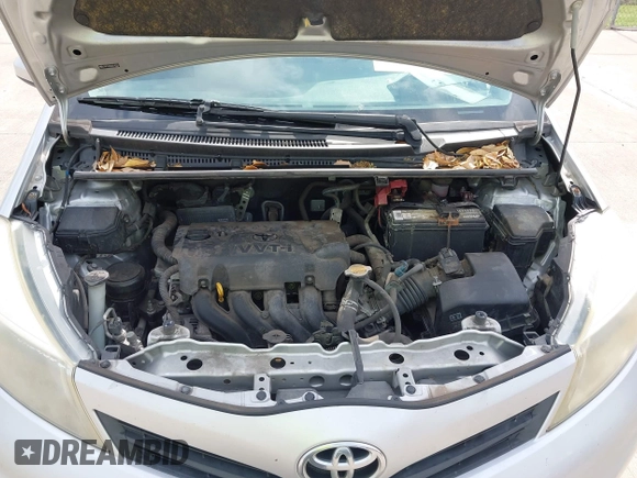 2013 Toyota Yaris L with VIN JTDKTUD32DD542761, listed as a IAAI auction lot 41969533 with 123,281 mi miles. Bid and sale history available at carsss.com. Image 10.
