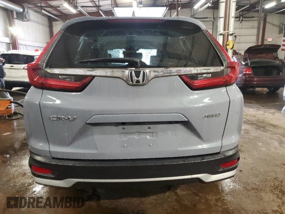 2022 Honda CR-V EX-L with VIN 2HKRW2H86NH605808, listed as a Copart auction lot 47107445 with 18,186 mi miles and Salvage Title. Bid and sale history available at DreamBid. Image 6.