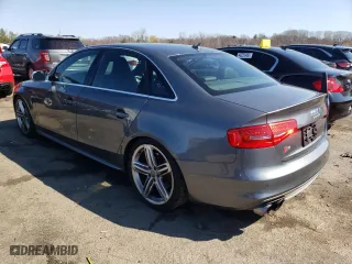 2015 Audi S4 Premium Plus with VIN WAUBGAFL8FA091434, listed as a Copart auction lot 46081473 with 169,356 mi miles. Bid and sale history available at carsss.com. Image 2.