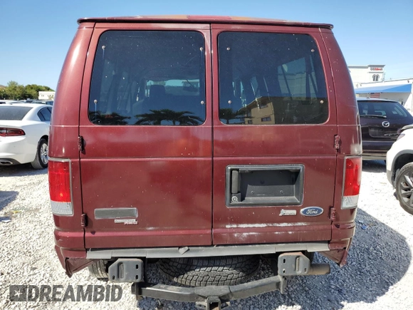 2011 Ford Econoline Passenger XL with VIN 1FBNE3BL3BDA28763, listed as a Copart auction lot 48136025 with 136,726 mi miles and Clean Title. Bid and sale history available at carsss.com. Image 6.