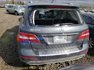 2015 Mercedes-Benz M ML 350 with VIN 4JGDA5HB5FA564498, listed as a Copart auction lot 46475015 with 98,031 mi miles and Salvage Title. Bid and sale history available at carsss.com. Image 6.