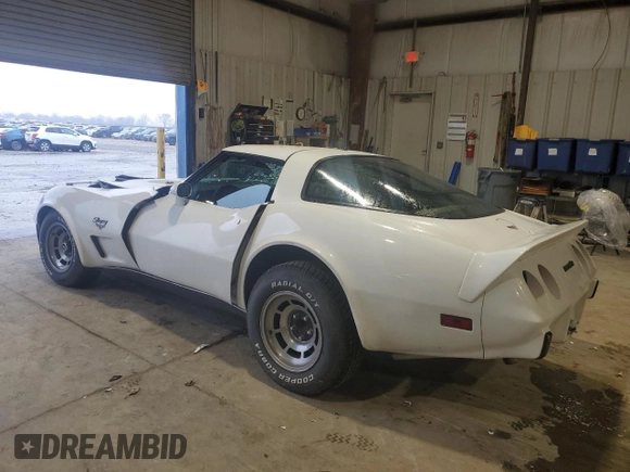 1979 Chevrolet Corvette with VIN 1Z8789S406567, listed as a Copart auction lot 43365335 with 90,615 mi miles and Salvage title. Bid and sale history available at DreamBid. Image 2.