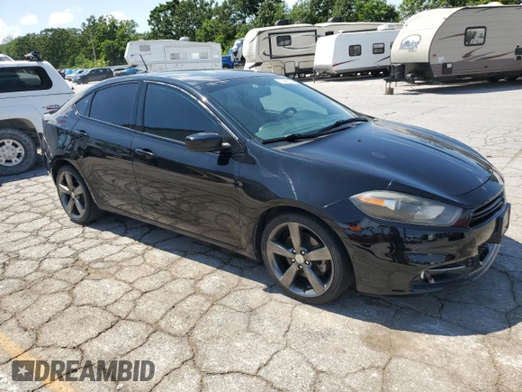 2013 Dodge Dart SXT with VIN 1C3CDFBA7DD259064, listed as a Copart auction lot 61401165 with 169,515 mi miles and Salvage title. Bid and sale history available at DreamBid. Image 4.