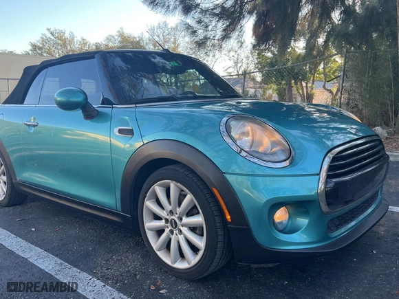 2017 MINI Cooper Convertible with VIN WMWWG5C53H3C19748, listed as a Copart auction lot 47307155 with 118,798 mi miles and Clean Title. Bid and sale history available at carsss.com. Image 1.
