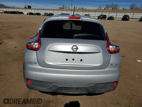 2016 Nissan Juke S with VIN JN8AF5MV9GT656961, listed as a Copart auction lot 46450555 with Not Provided miles and Salvage Title. Bid and sale history available at carsss.com. Image 6.