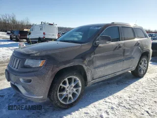 2015 Jeep Grand Cherokee Summit with VIN 1C4RJFJG4FC845539, listed as a Copart auction lot 46068795 with 165,247 mi miles and Salvage Title. Bid and sale history available at carsss.com. Image 1.