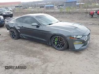 2018 Ford Mustang GT with VIN 1FA6P8CF9J5179766, listed as a IAAI auction lot 41977000 with 83,608 mi miles and . Bid and sale history available at DreamBid. Image 1.