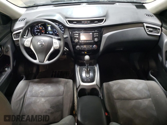 2015 Nissan Rogue SV with VIN KNMAT2MV2FP587220, listed as a Copart auction lot 52145405 with 200,366 mi miles and Salvage Title. Bid and sale history available at DreamBid. Image 8.