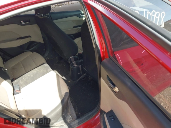 2022 Hyundai Accent SE with VIN 3KPC24A62NE160929, listed as a IAAI auction lot 42310998 with 76,000 mi miles and . Bid and sale history available at DreamBid. Image 8.