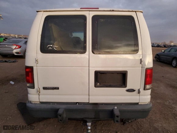 2006 Ford Econoline Cargo Van with VIN 1FTNE24W66HB17805, listed as a Copart auction lot 83157964 with 108,337 mi miles and Salvage Title. Bid and sale history available at carsss.com. Image 6.