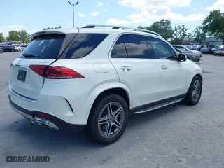 2022 Mercedes-Benz GLE with VIN 4JGFB5KB0NA659872, listed as a IAAI auction lot 41951366 with 15,353 mi miles. Bid and sale history available at carsss.com. Image 4.