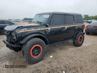 2022 Ford Bronco with VIN 1FMEE5DP5NLB31700, listed as a Copart auction lot 54353305 with 50,538 mi miles and Salvage Title. Bid and sale history available at carsss.com. Image 1.