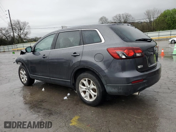 2013 Mazda CX-9 Sport with VIN JM3TB2BA2D0403421, listed as a Copart auction lot 50755305 with 154,287 mi miles and Salvage title. Bid and sale history available at DreamBid. Image 2.