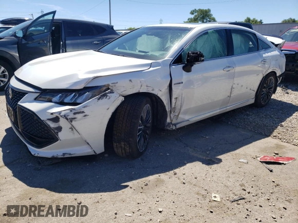 2019 Toyota Avalon Limited Hybrid z VIN 4T1B21FB6KU010122, wystawiony jako Copart lot #60954194 z przebiegiem 43 472 mil mil oraz Nie do naprawy • Non repairable. Historia ofert i sprzedaży dostępna na DreamBid. Obrazek 1.