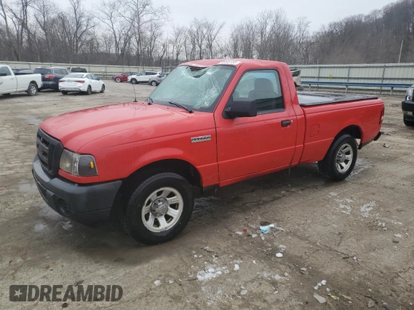 2008 Ford Ranger XL z VIN 1FTYR10DX8PA42048, wystawiony jako Copart lot #44995735 z przebiegiem 260 743 mil mil oraz Szkoda całkowita • Salvage title. Historia ofert i sprzedaży dostępna na DreamBid. Obrazek 1.