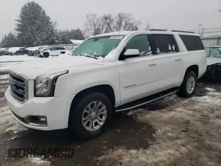 2017 GMC Yukon XL SLT with VIN 1GKS2GKC0HR142279, listed as a Copart auction lot 42089165 with 188,779 mi miles and Salvage Title. Bid and sale history available at carsss.com. Image 1.