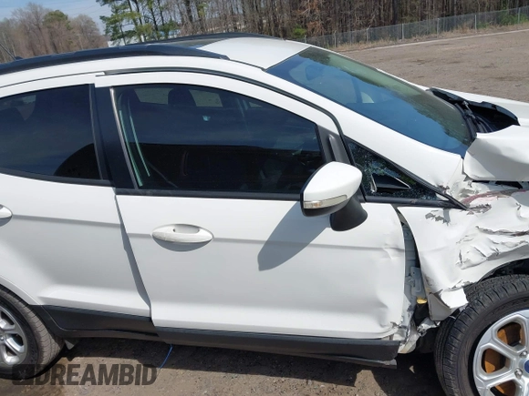 2018 Ford EcoSport SE with VIN MAJ3P1TE8JC199634, listed as a IAAI auction lot 41843443 with 45,469 mi miles. Bid and sale history available at carsss.com. Image 14.