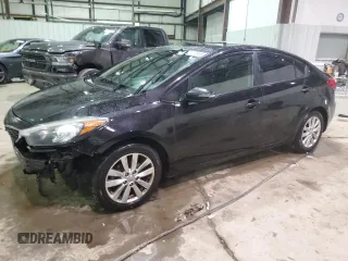 2016 Kia Forte LX with VIN KNAFX4A66G5504272, listed as a Copart auction lot 42122615 with 126,645 mi miles and Salvage Title. Bid and sale history available at carsss.com. Image 1.