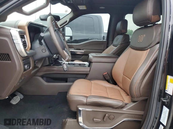 2024 Ford Super Duty F-250 SRW XL with VIN 1FT8W2BTXRED69906, listed as a Copart auction lot 55270455 with 7,381 mi miles and Salvage Title. Bid and sale history available at carsss.com. Image 7.