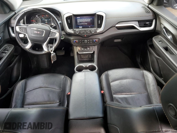2018 GMC Terrain SLT with VIN 3GKALVEV6JL343143, listed as a Copart auction lot 47183625 with 91,544 mi miles and Salvage Title. Bid and sale history available at DreamBid. Image 8.