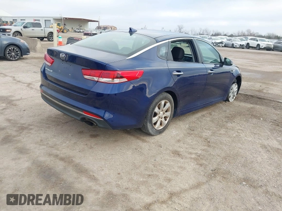 2018 Kia Optima S with VIN 5XXGT4L33JG214404, listed as a IAAI auction lot 41517699 with 91,740 mi miles and . Bid and sale history available at DreamBid. Image 4.
