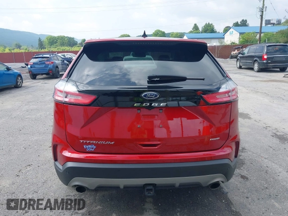 2022 Ford Edge Titanium with VIN 2FMPK4K94NBA43561, listed as a IAAI auction lot 42445617 with 44,029 mi miles and . Bid and sale history available at DreamBid. Image 16.