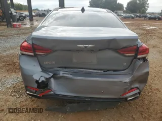 2015 Hyundai Genesis 3.8L with VIN KMHGN4JE4FU019004, listed as a Copart auction lot 64042934 with 163,006 mi miles and Salvage Title. Bid and sale history available at carsss.com. Image 6.