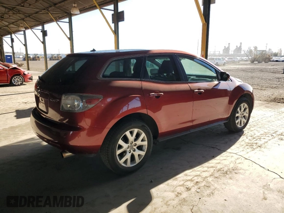 2008 Mazda CX-7 Sport z VIN JM3ER293980200110, wystawiony jako Copart lot #58342765 z przebiegiem 112 118 mil mil oraz Czysty tytuł • Clean title. Historia ofert i sprzedaży dostępna na DreamBid. Obrazek 3.