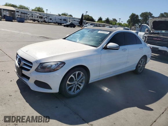 2016 Mercedes-Benz C 300 with VIN 55SWF4JB0GU153844, listed as a Copart auction lot 63556555 with 146,799 mi miles and Clean title. Bid and sale history available at DreamBid. Image 1.