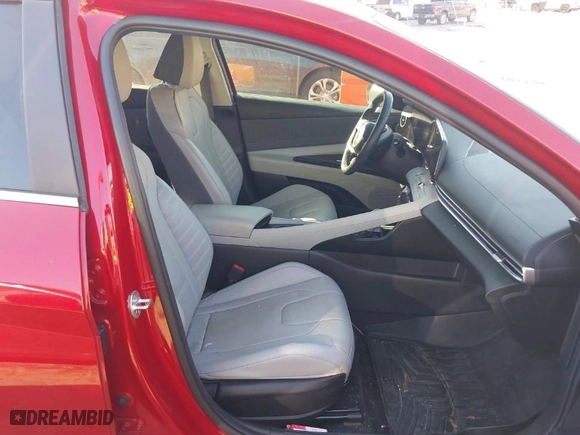 2022 Hyundai Elantra Hybrid Limited with VIN KMHLN4AJ2NU024213, listed as a IAAI auction lot 41643493 with 46,135 mi miles. Bid and sale history available at carsss.com. Image 5.
